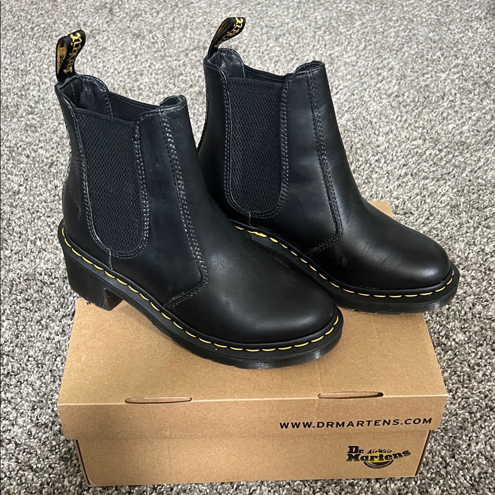 Dr. Martens Black Cadence Ankle Boots